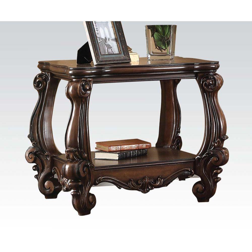 ACME Versailles End Table, Cherry Oak FredCo