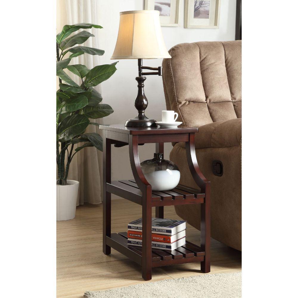 ACME Wasaki Side Table (USB), Espresso FredCo