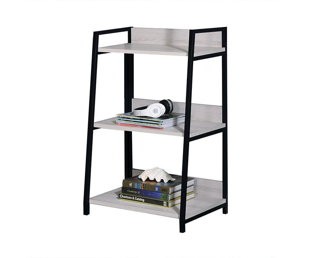 ACME Wendral Bookshelf (3-Tier), Natural & Black FredCo