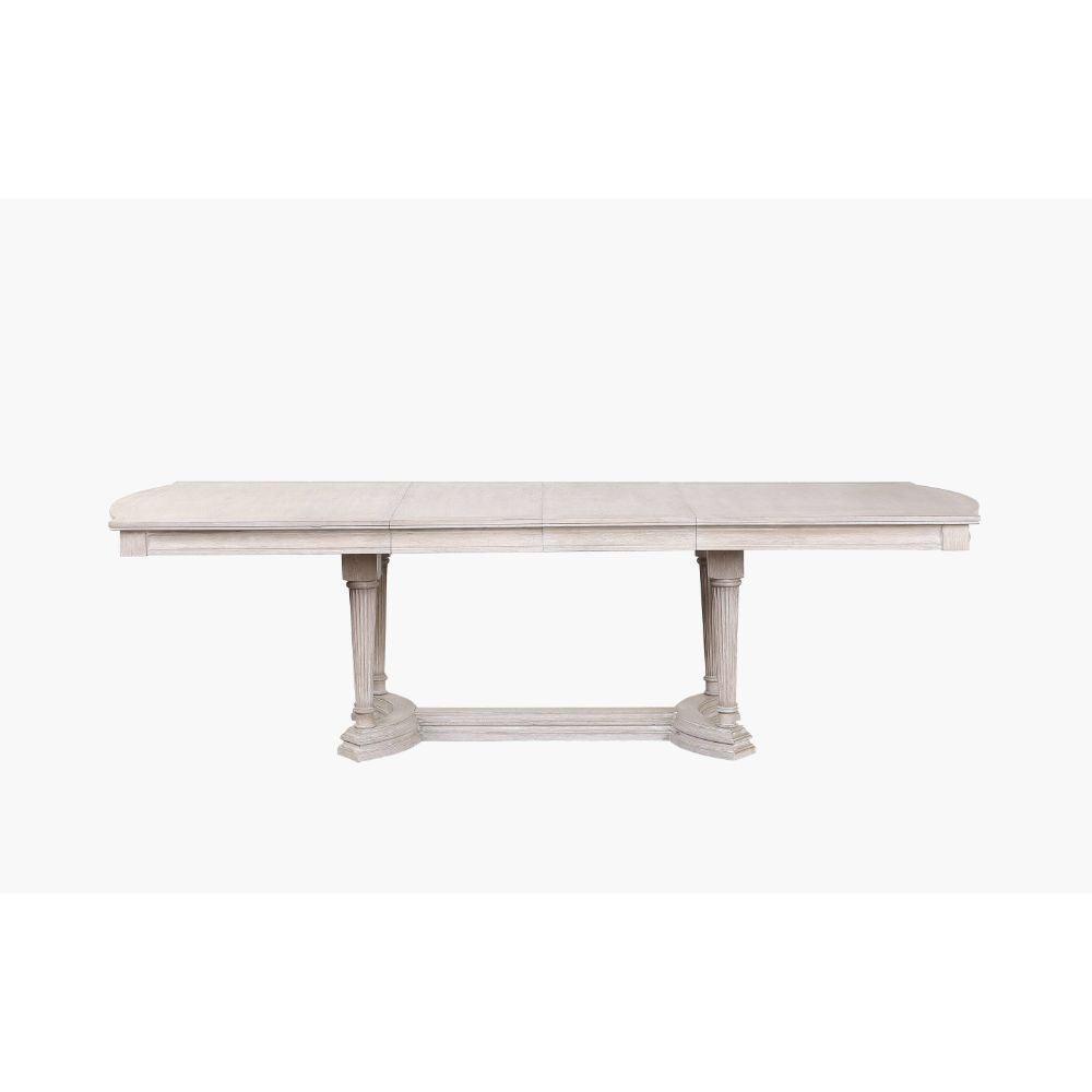 ACME Wynsor Dining Table (Trestle), Antique Champagne FredCo