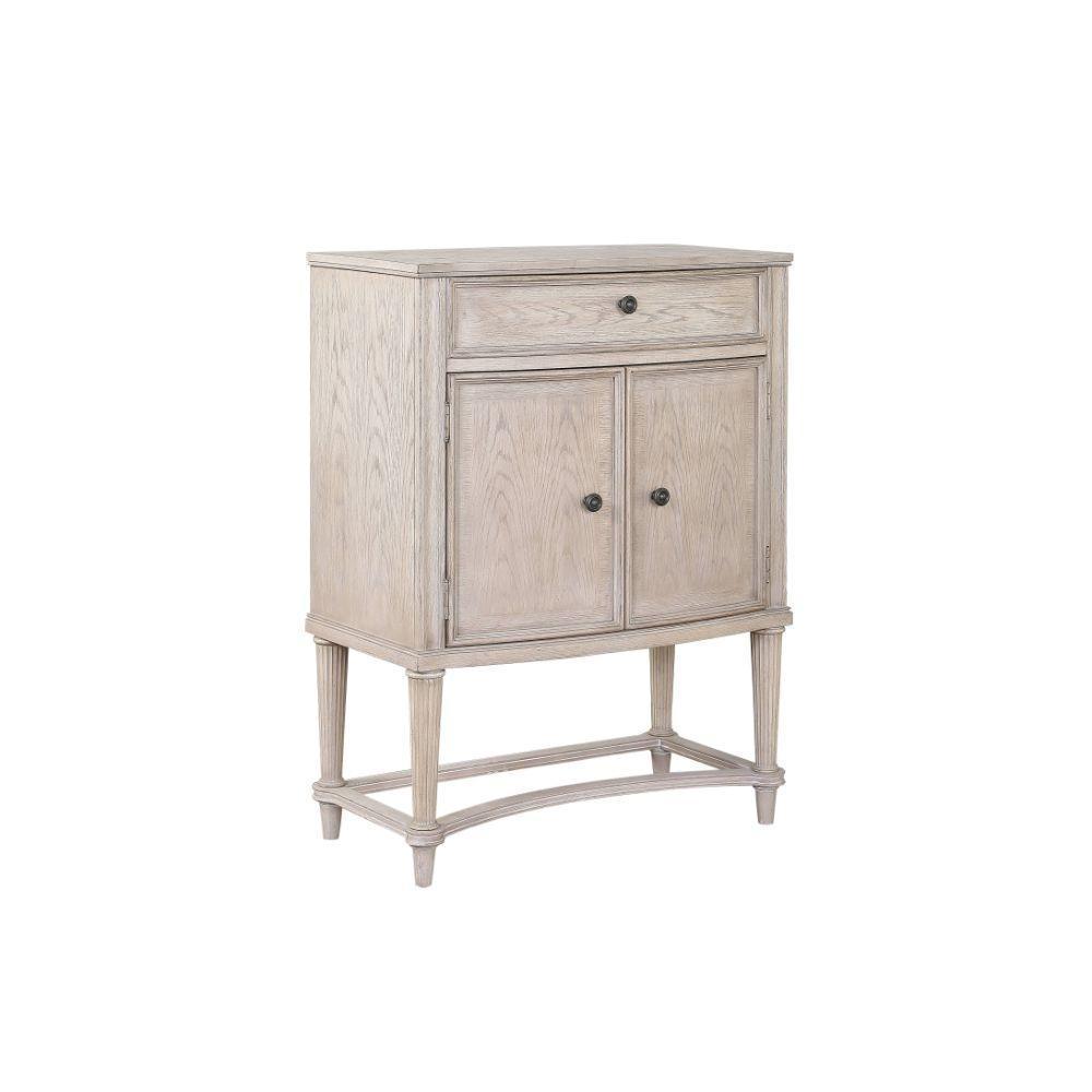 ACME Wynsor Wine Cabinet, Antique Champagne FredCo