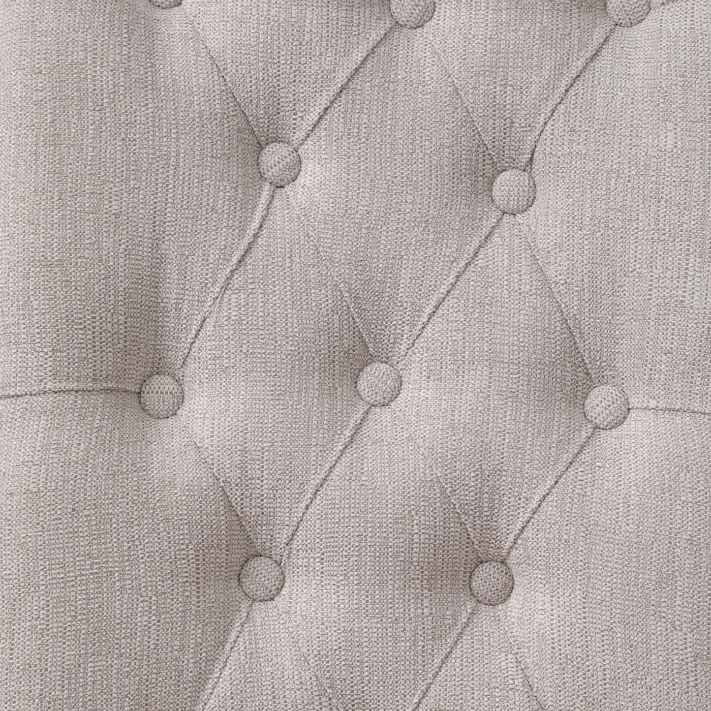 ACME Yabeina Side Chair (Set-2), Beige Linen & Gray Finish FredCo