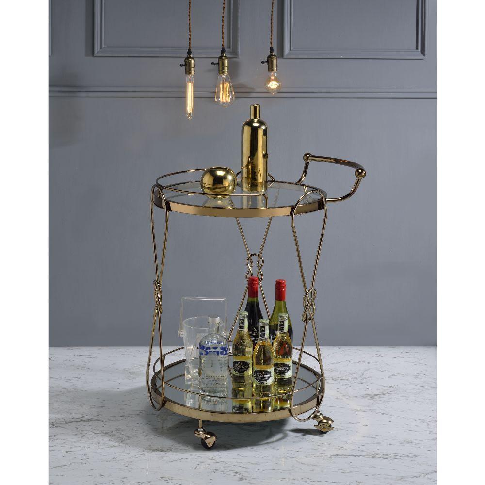 ACME Zekera Serving Cart, Champagne FredCo