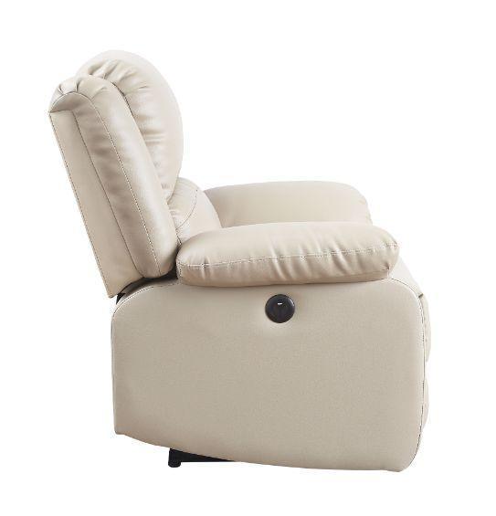 ACME Zuriel Power Recliner, Beige PU FredCo