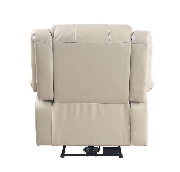 ACME Zuriel Power Recliner, Beige PU FredCo