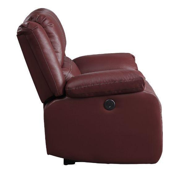 ACME Zuriel Power Recliner, Red PU FredCo