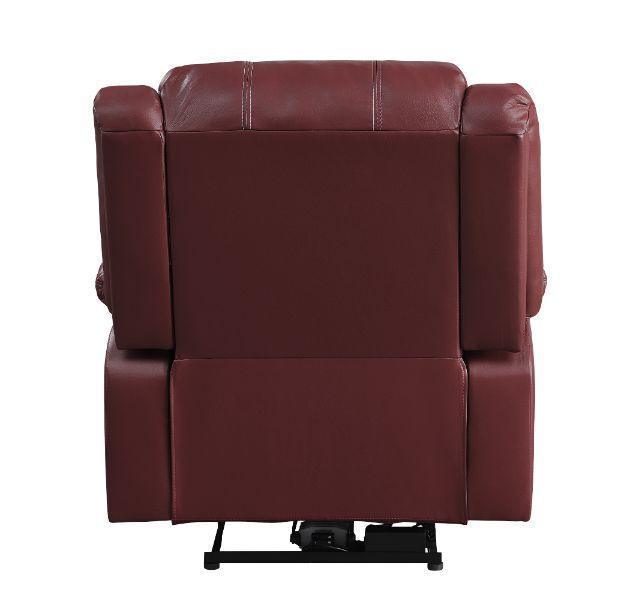 ACME Zuriel Power Recliner, Red PU FredCo