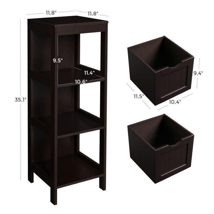 Adjustable Drawers Floor Cabinet FredCo