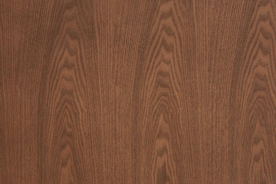 Alarice Classic and Traditional Ash Walnut Finished Wood Queen Size Headboard FredCo