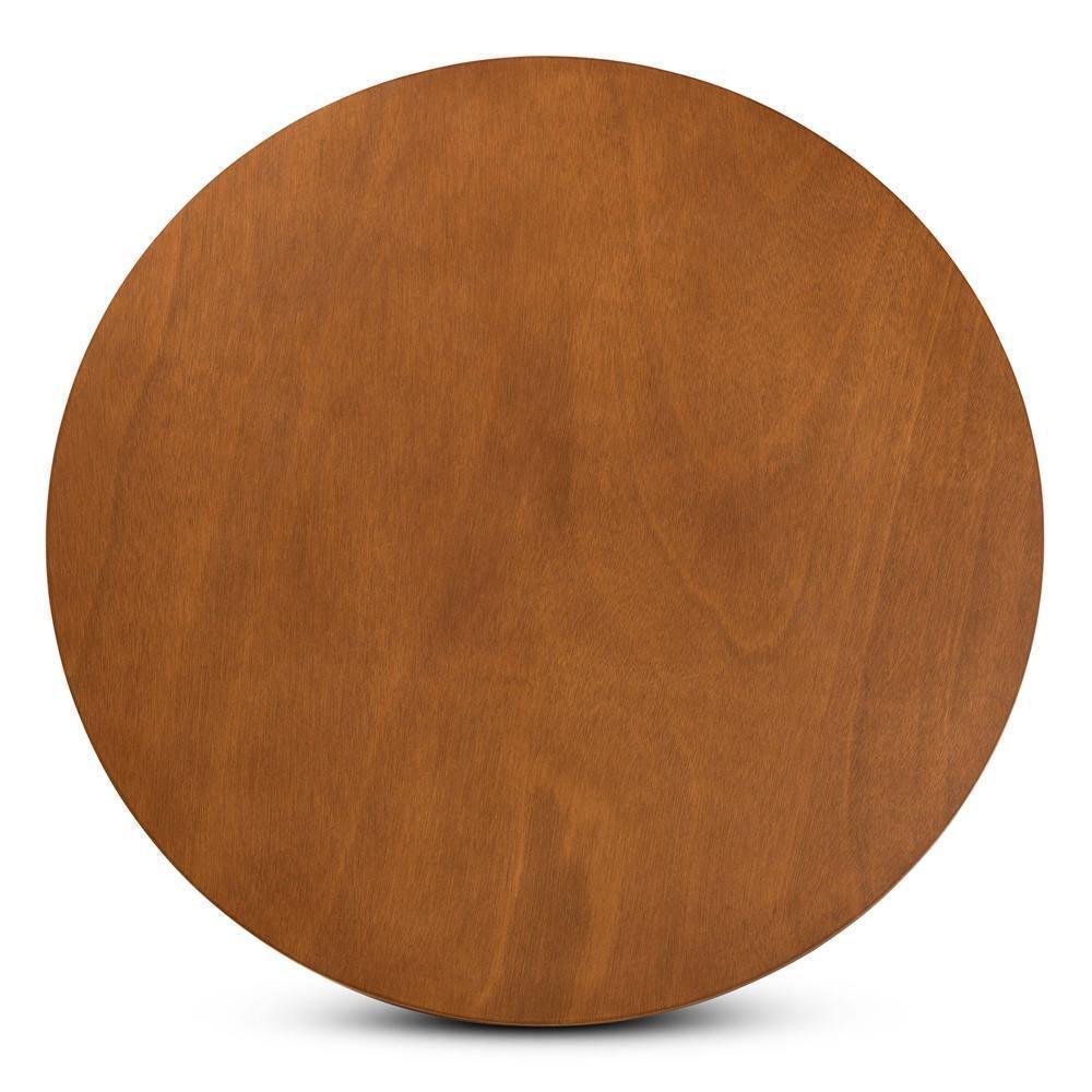 Alicia Modern and Contemporary Grey Fabric Upholstered and Walnut Brown Finished Wood 5-Piece Dining Set FredCo