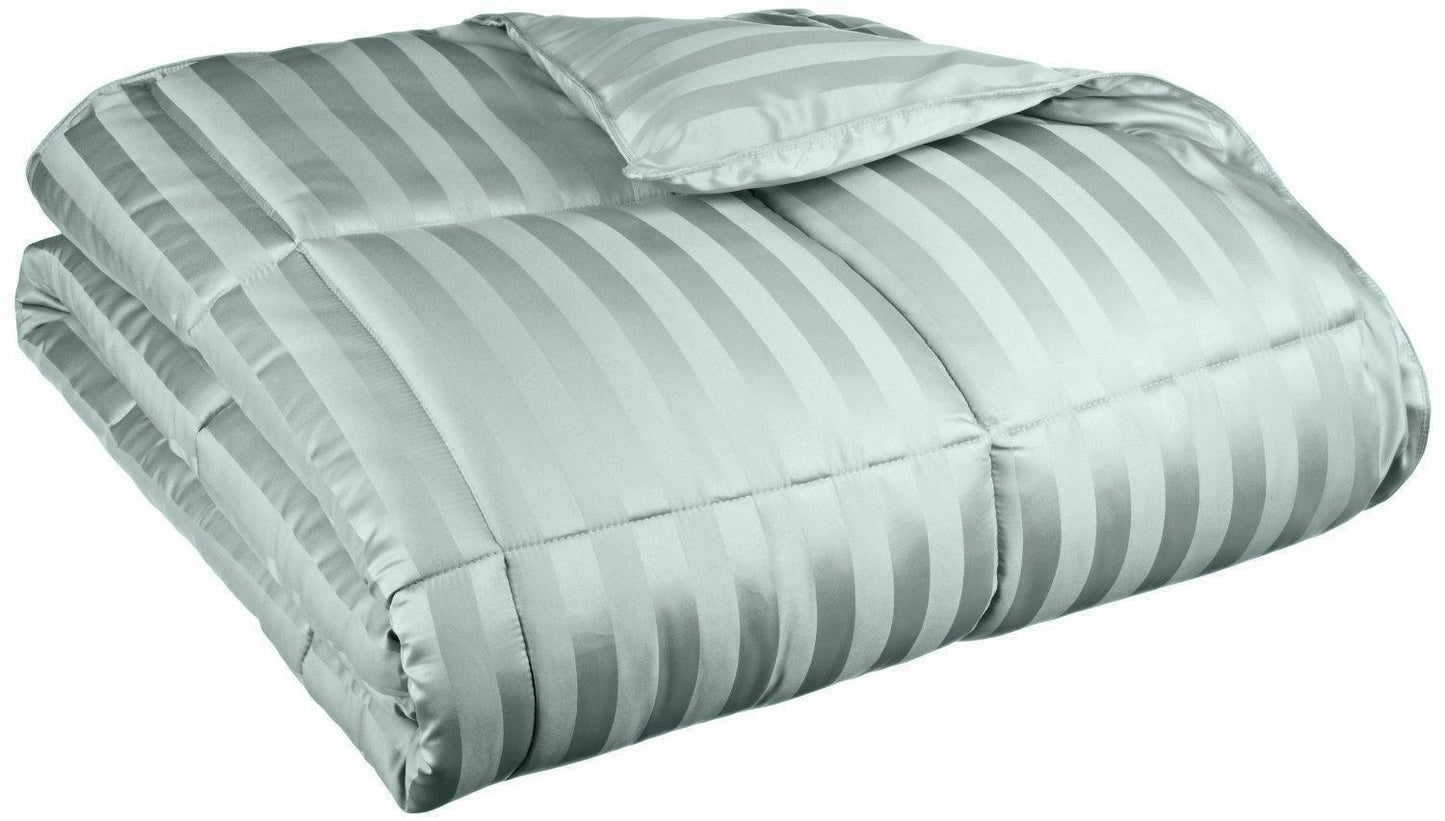 All Season Down Alternative 1 inch Stripes Comforter FredCo