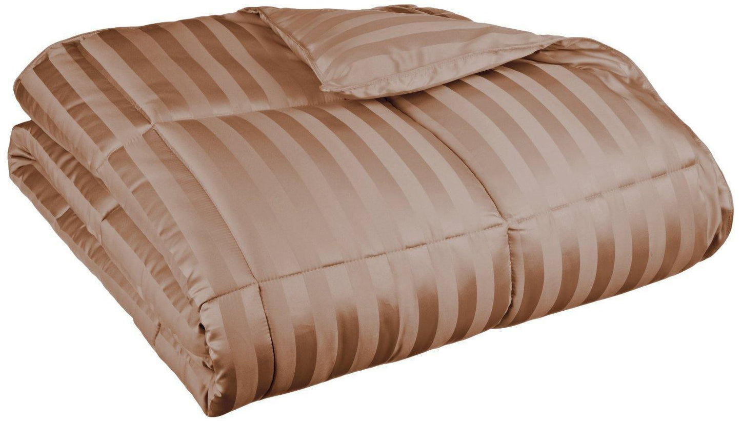 All Season Down Alternative 1 inch Stripes Comforter FredCo
