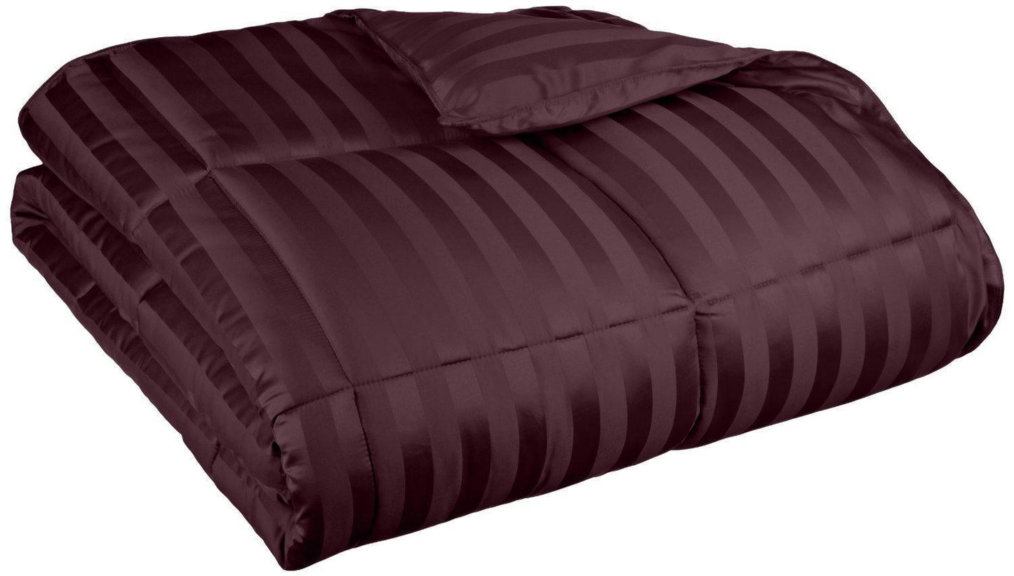 All Season Down Alternative 1 inch Stripes Comforter FredCo