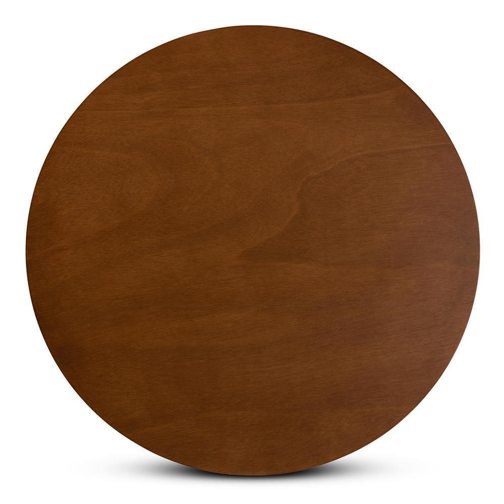 Anesa Modern and Contemporary Transitional Walnut Brown Finished Wood 5-Piece Dining Set FredCo