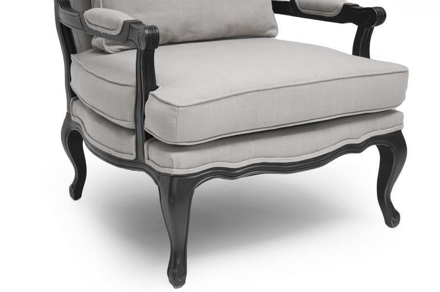 Antoinette Classic Antiqued French Accent Chair FredCo