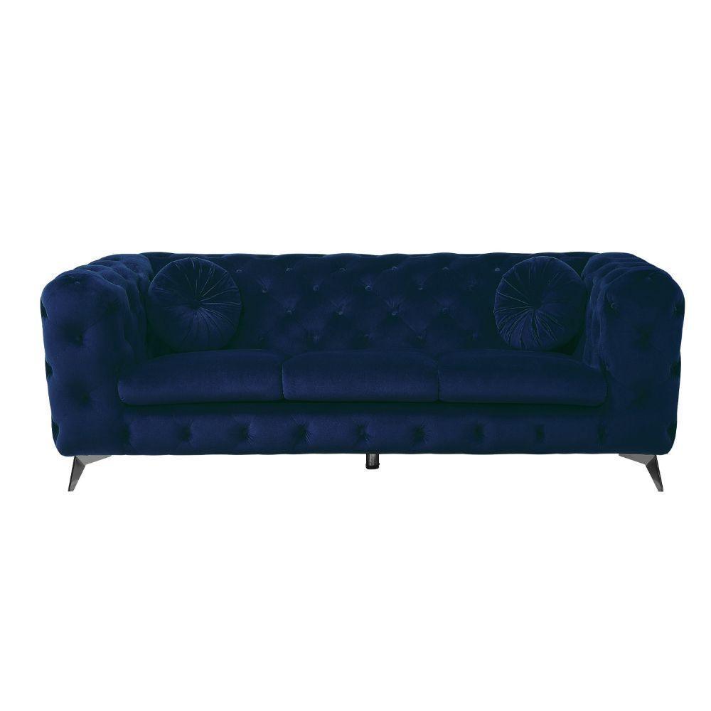 Atronia Sofa Blue Fabric FredCo