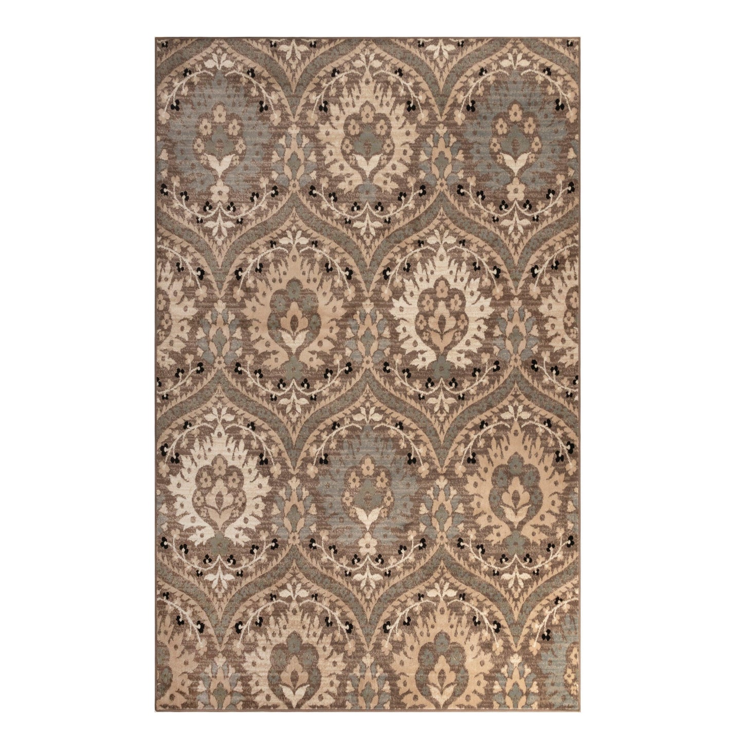 Augusta Modern Floral Cabin Setting Rug FredCo