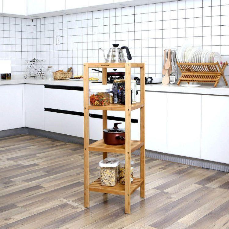 Bamboo Bathroom Storage Rack FredCo