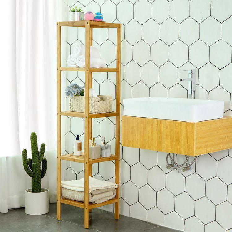 Bamboo Bathroom Storage Shelf FredCo