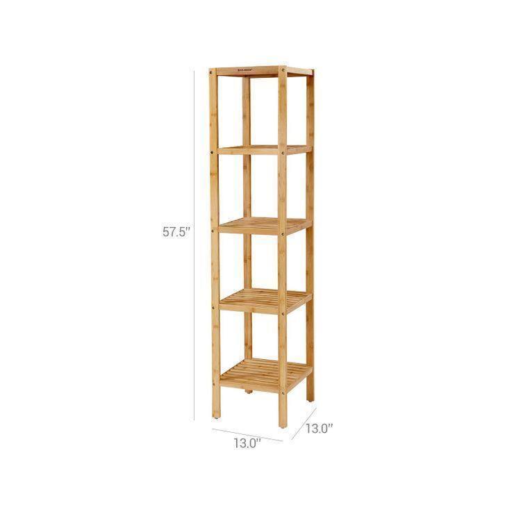 Bamboo Bathroom Storage Shelf FredCo