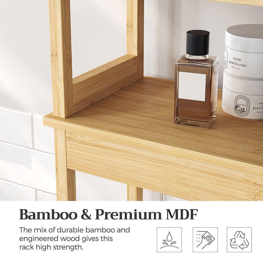 Bamboo Over the Toilet Storage Cabinet with Shelf FredCo