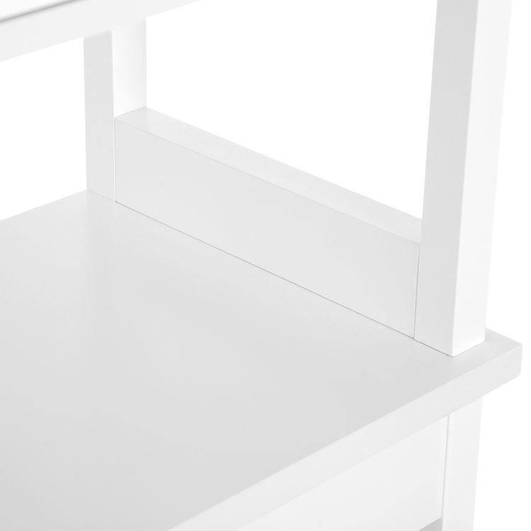 Bamboo Over-The-Toilet Storage White FredCo