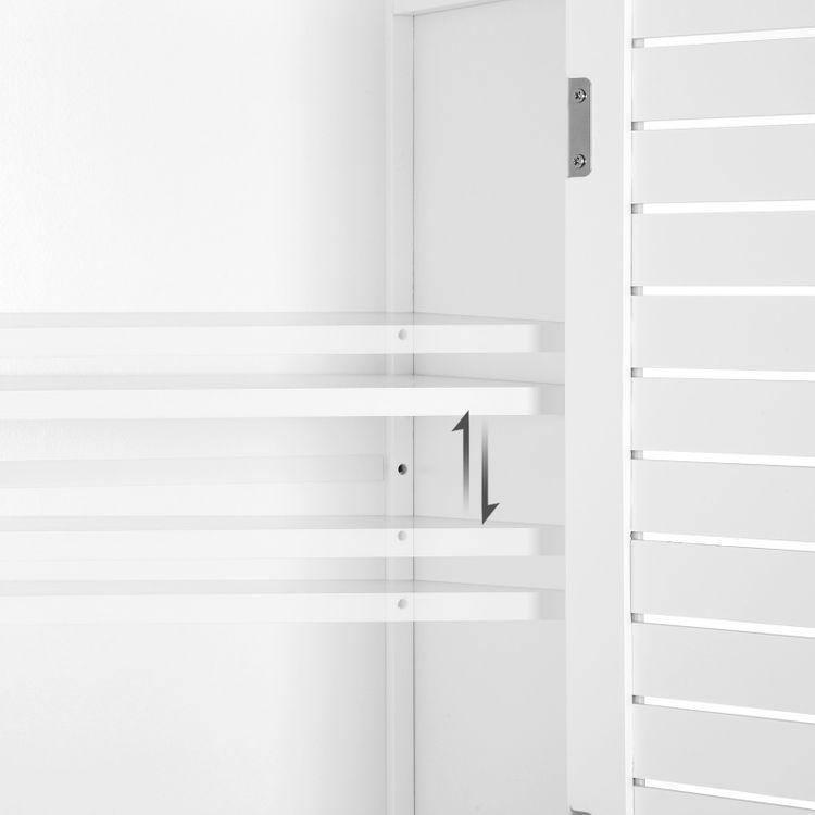 Bamboo Over-The-Toilet Storage White FredCo