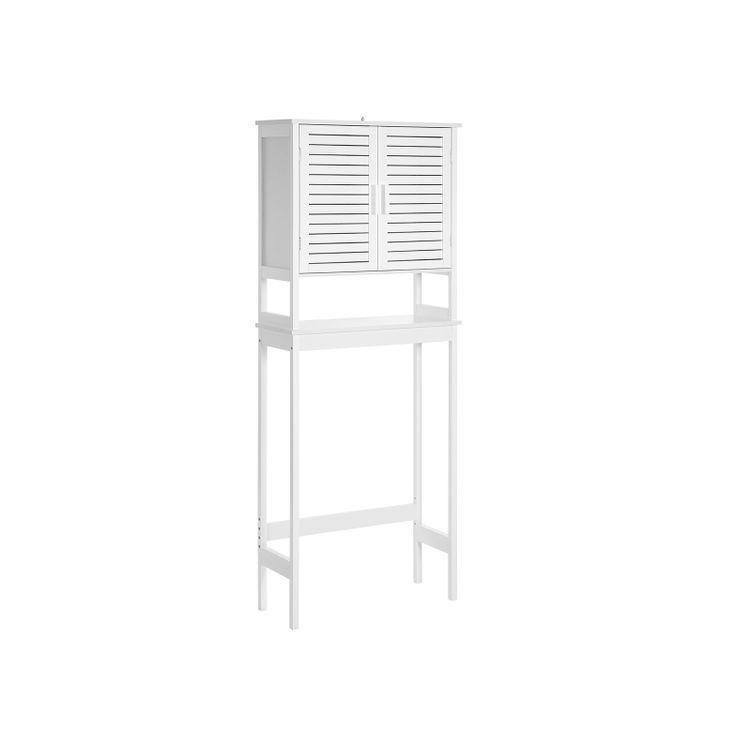 Bamboo Over-The-Toilet Storage White FredCo