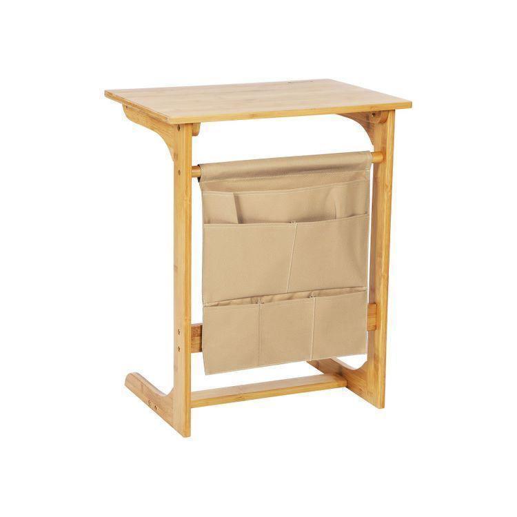 Bamboo Storage Side Table FredCo