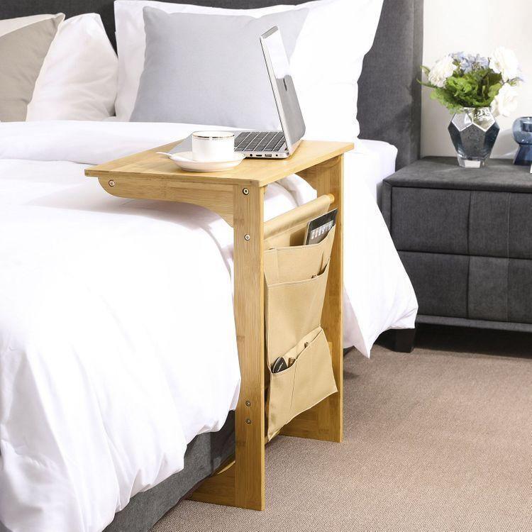 Bamboo Storage Side Table FredCo
