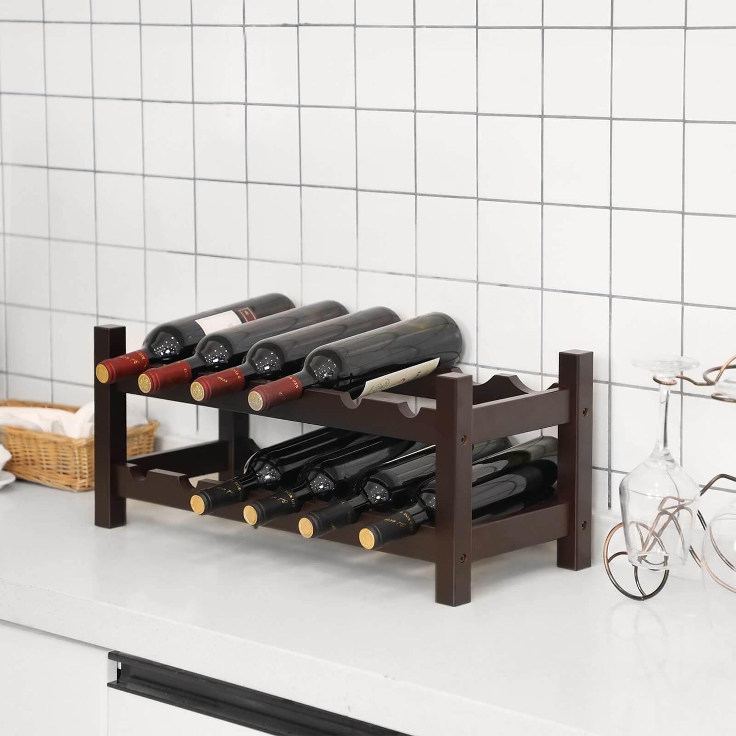 Bamboo Wine Rack FredCo