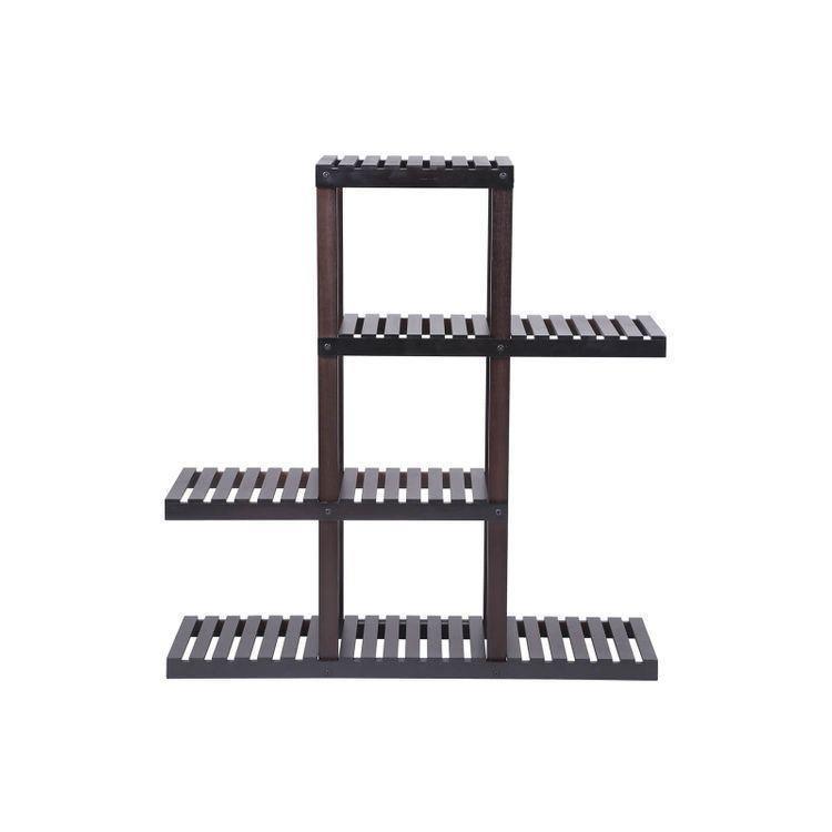Bamboo Wood Plant Stand FredCo