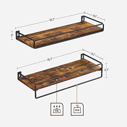 Bathroom Floating Shelves Set, Set of 2 FredCo