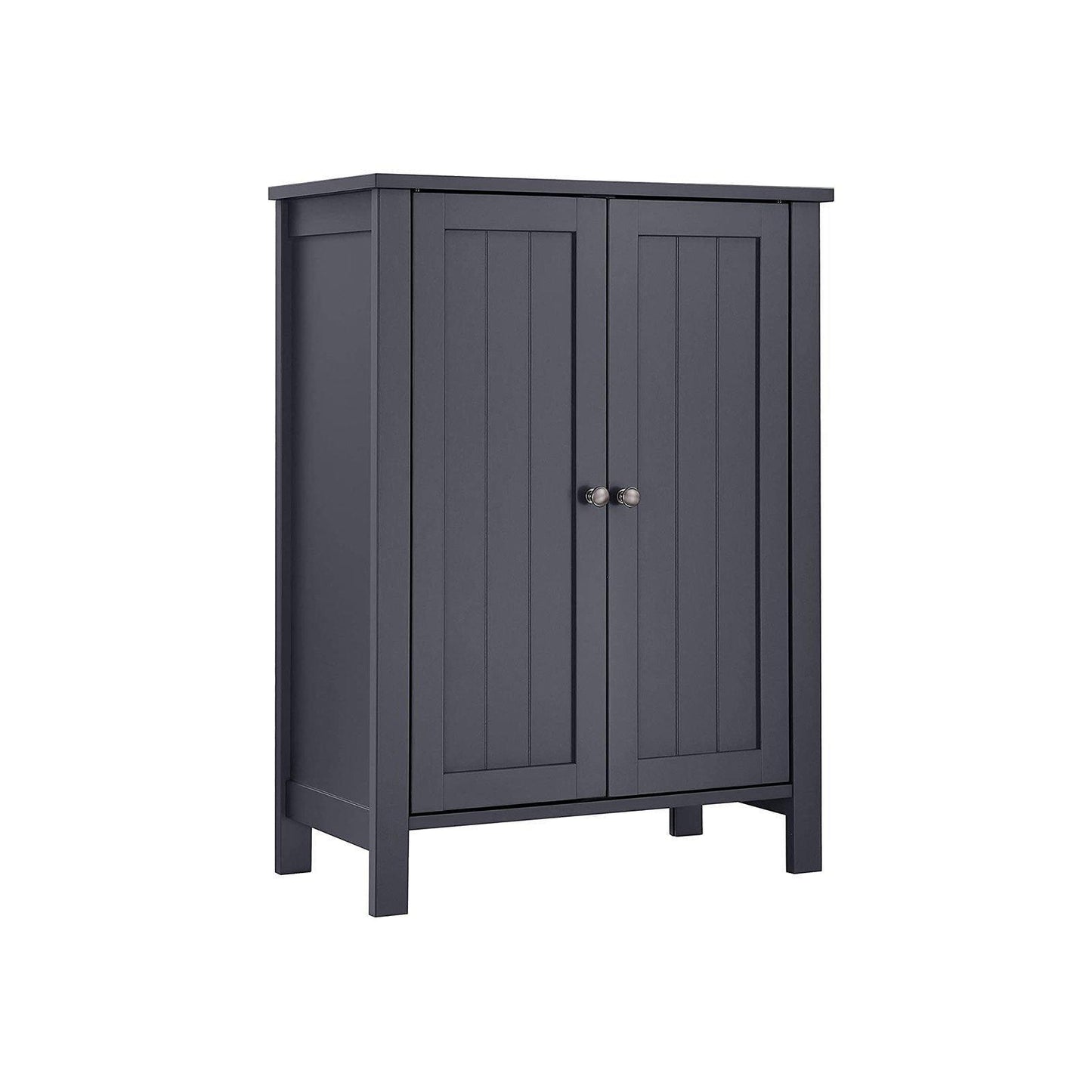Bathroom Floor Storage Cabinet Gray FredCo