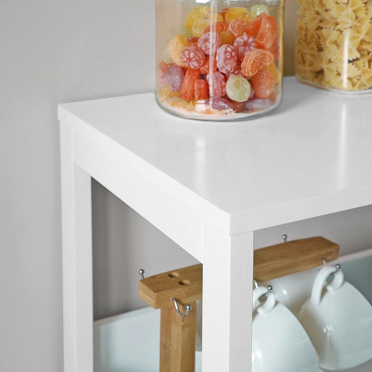 Bathroom Tall Cabinet Matte White FredCo