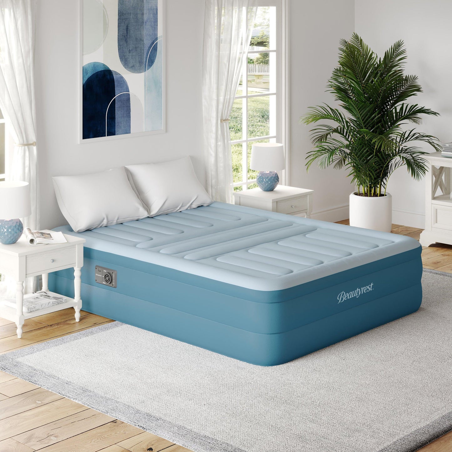 Beautyrest Lumbar Support 18" Queen Air Mattress with Built-in Pump FredCo