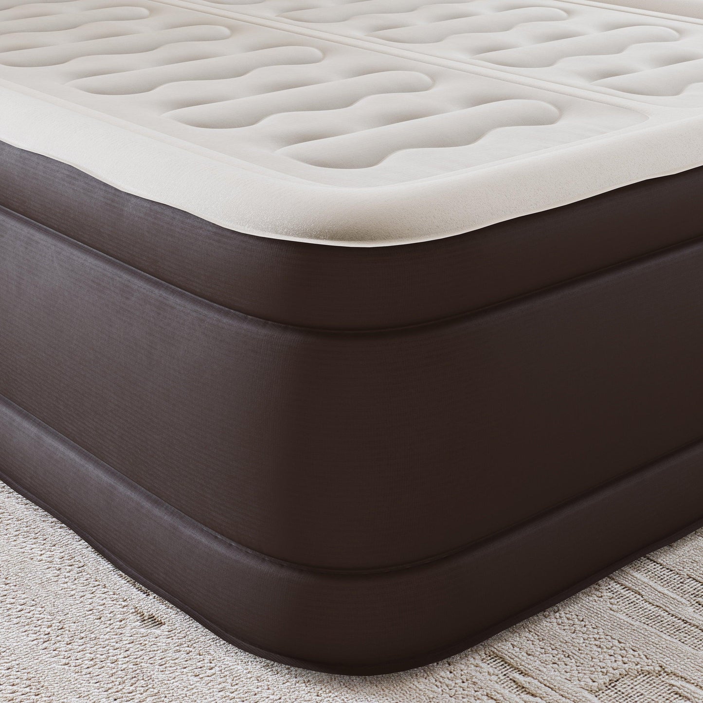 Beautyrest Silver Duet 18-inch Queen Air Mattress with 3 Adjustable Chambers AMZDT18QN FredCo