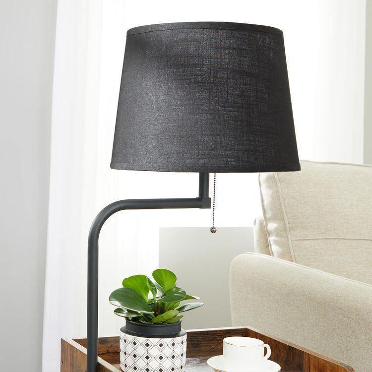 Bedside Table with Lamp FredCo