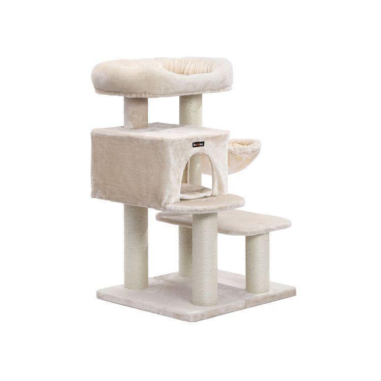 Beige Cat Tree 44" High FredCo