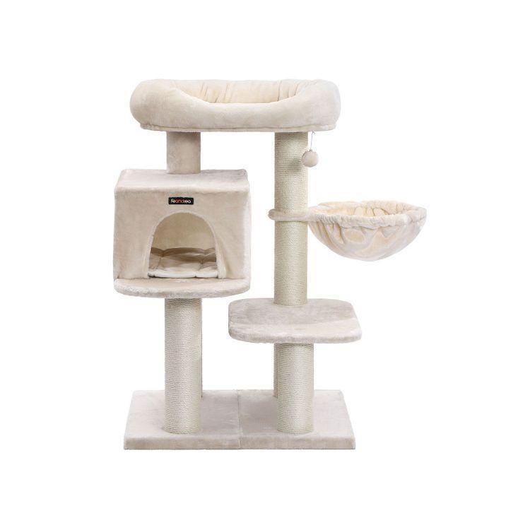 Beige Cat Tree 44" High FredCo