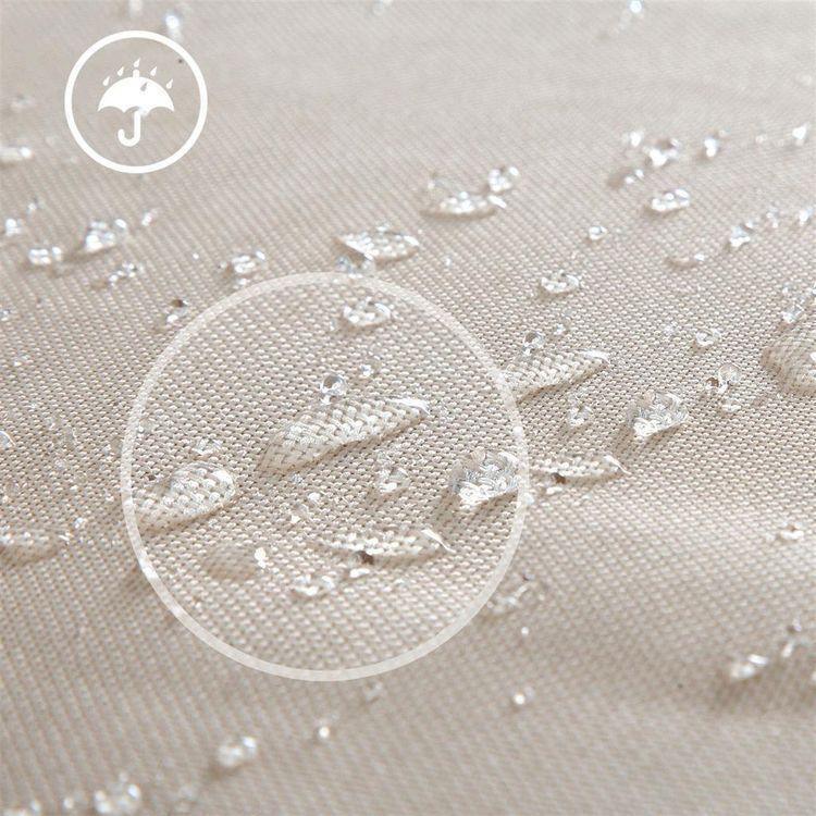 Beige Rectangular Patio Table Cover FredCo