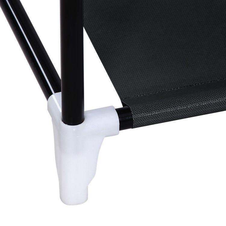 Black 5 Tiers Shoe Rack FredCo
