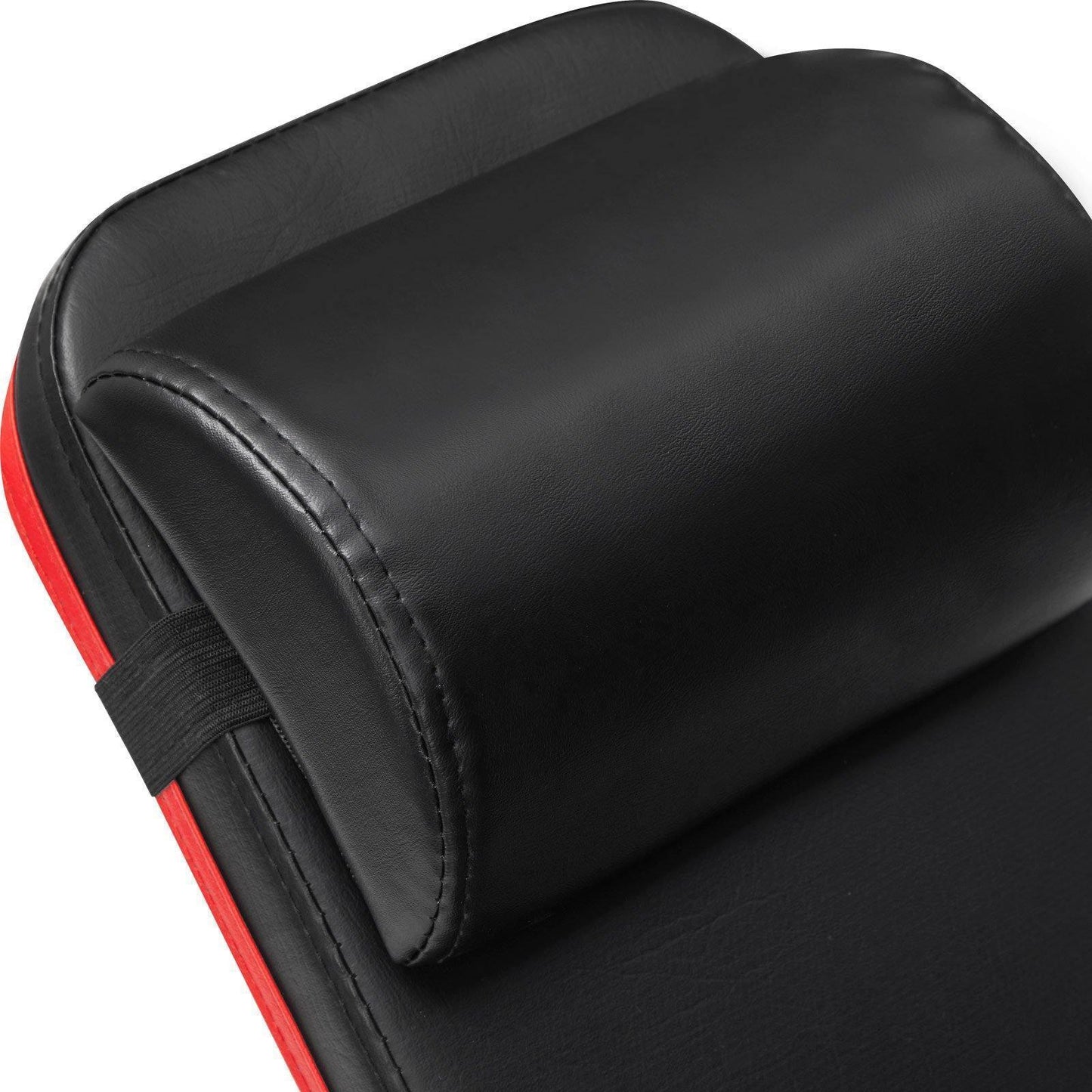 Black & Red Dumbbell Bench with Adjustable Backrest FredCo