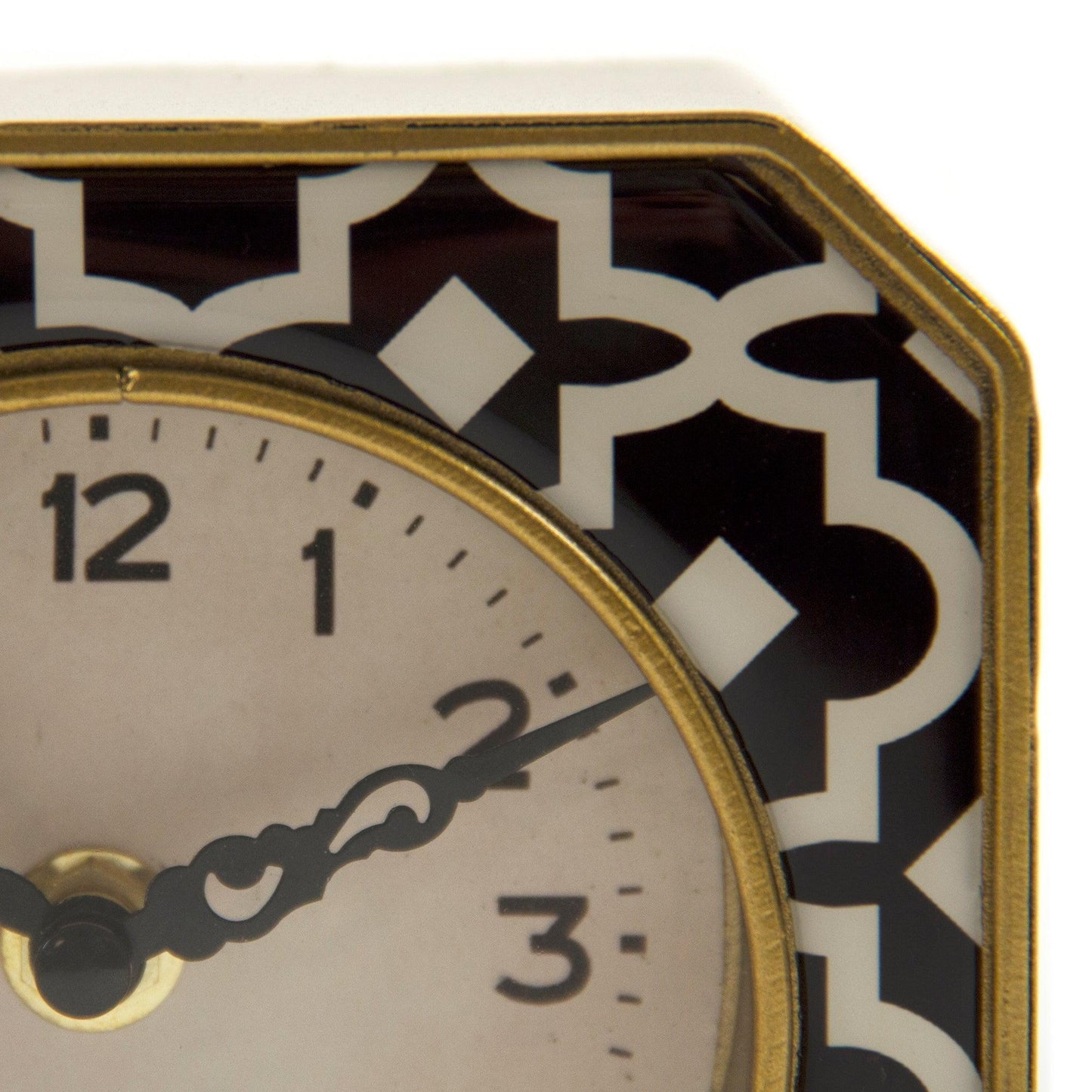 Black and White Pattern Clock PC073 FredCo