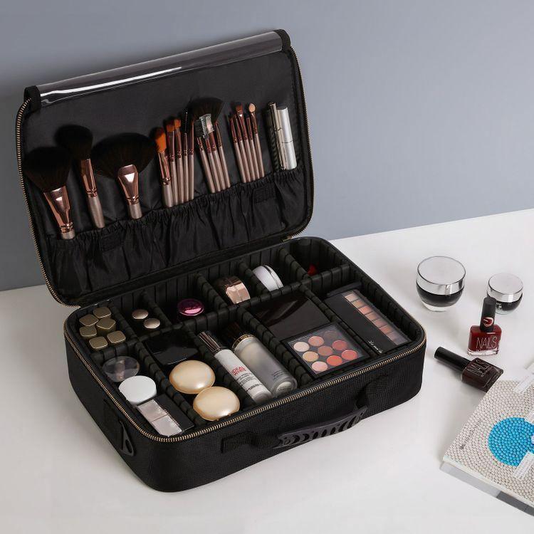Black Makeup Train Case FredCo