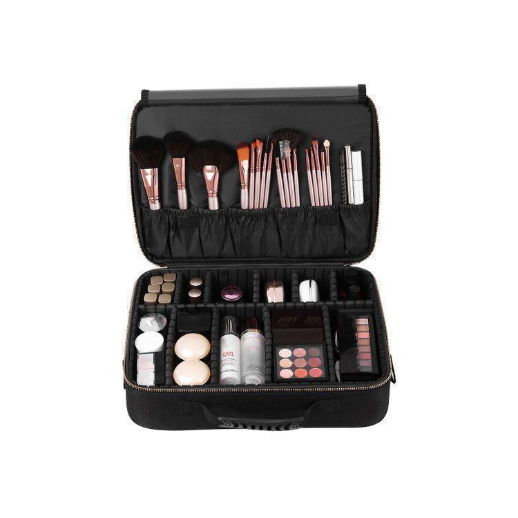Black Makeup Train Case FredCo