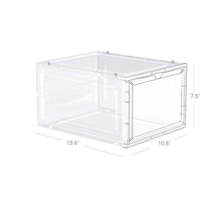 Black Shoe Boxes Set of 6 FredCo