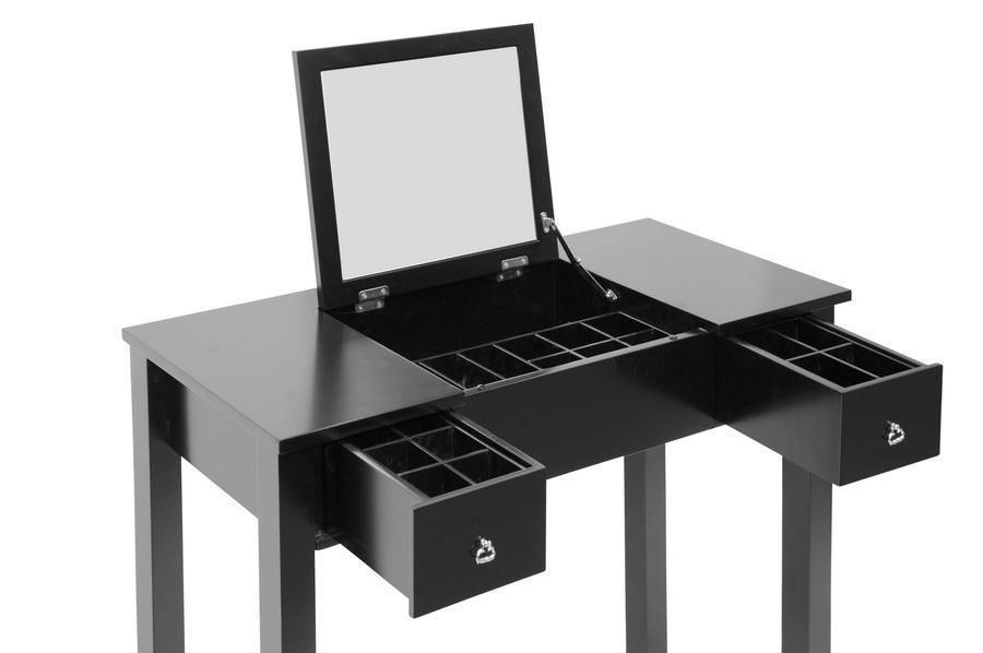 Black Wessex Vanity Table FredCo