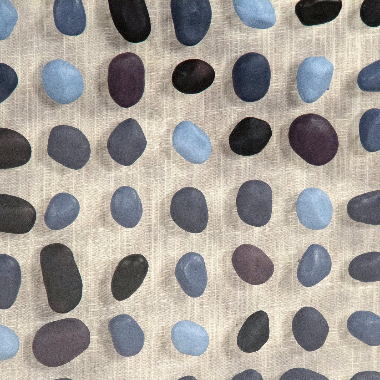 Blue Stone Acrylic Framed Wall Art ZEN46005 FredCo