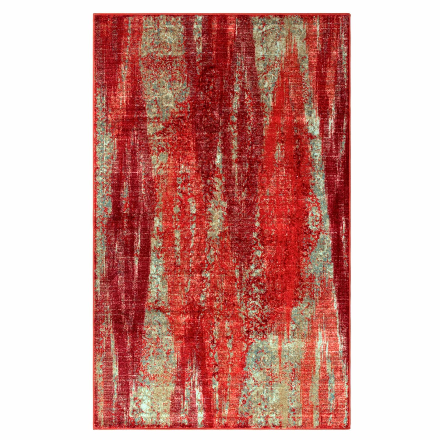 Brayton Non-Slip Foldable Modern Abstract Rug FredCo